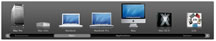 The scrolling navigation from the apple.com site - Mac section